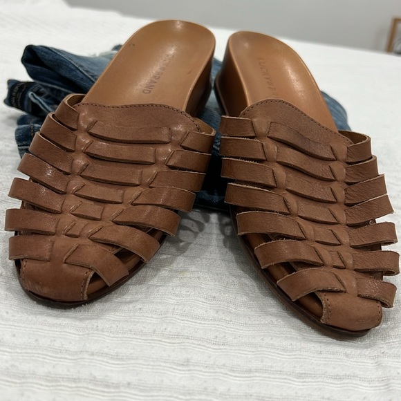 Lucky brand woven leather mules - Picture 3 of 7